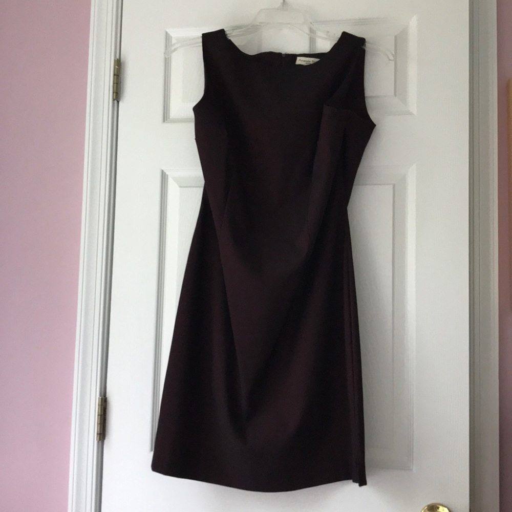 Amanda Smith burgundy wine dress, size 16.